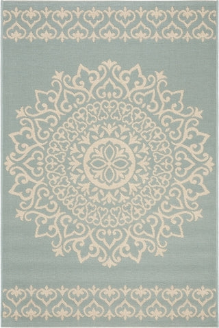 Safavieh Beach House BHS183 Cream / Aqua Area Rug