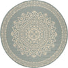 Safavieh Beach House BHS183 Cream / Aqua Area Rug