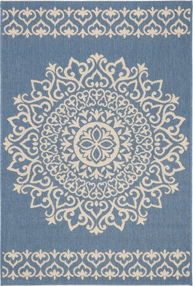 Safavieh Beach House BHS183 Cream / Blue Area Rug