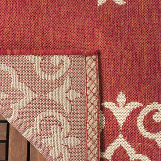 Safavieh Beach House BHS183 Red / Creme Area Rug