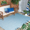 Safavieh Beach House BHS218 Aqua Area Rug