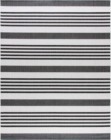 Safavieh Beach House BHS222 Light Grey / Charcoal Area Rug