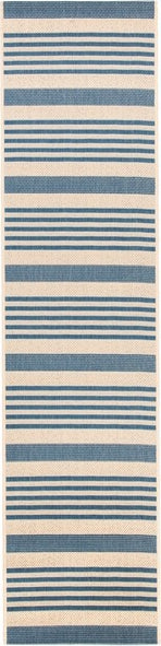 Safavieh Beach House BHS222 Beige / Blue Area Rug