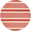 Safavieh Beach House BHS222 Beige / Red Area Rug