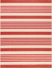 Safavieh Beach House BHS222 Beige / Red Area Rug