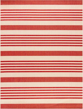 Safavieh Beach House BHS222 Beige / Red Area Rug