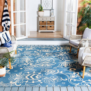 Safavieh Beach House BHS246 Blue / Beige Area Rug