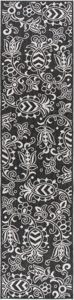 Safavieh Beach House BHS246 Black / Light Grey Area Rug