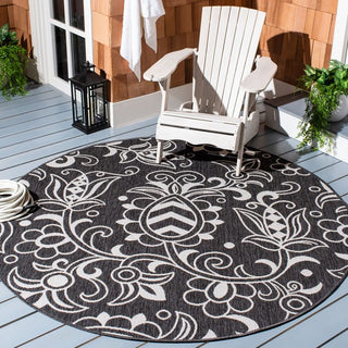 Safavieh Beach House BHS246 Black / Light Grey Area Rug