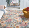 Safavieh Bellagio BLG101U Grey / Pink Area Rug Room Scene Feature