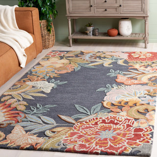 Safavieh Bellagio BLG102F Grey / Rust Area Rug Room Scene Feature