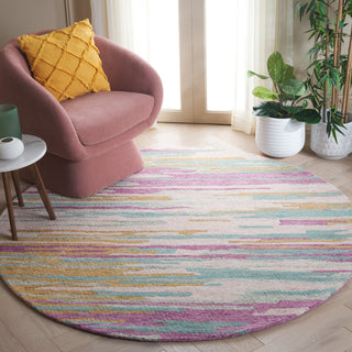 Safavieh Bellagio BLG201C Yellow / Green Area Rug Room Scene Feature