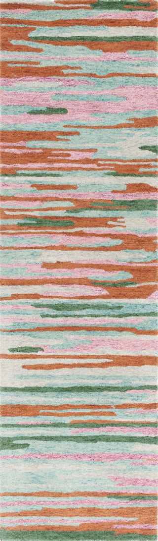 Safavieh Bellagio BLG201Y Green / Pink Area Rug Runner