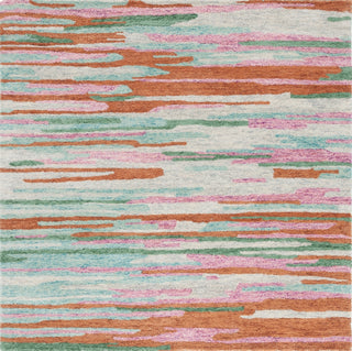 Safavieh Bellagio BLG201Y Green / Pink Area Rug Square