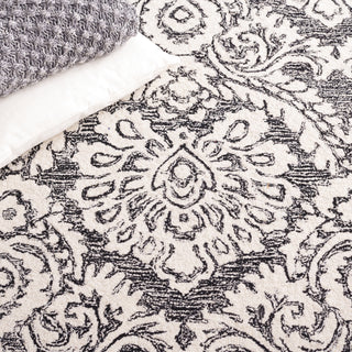 Safavieh Blossom BLM106Z Black / Ivory Area Rug Detail