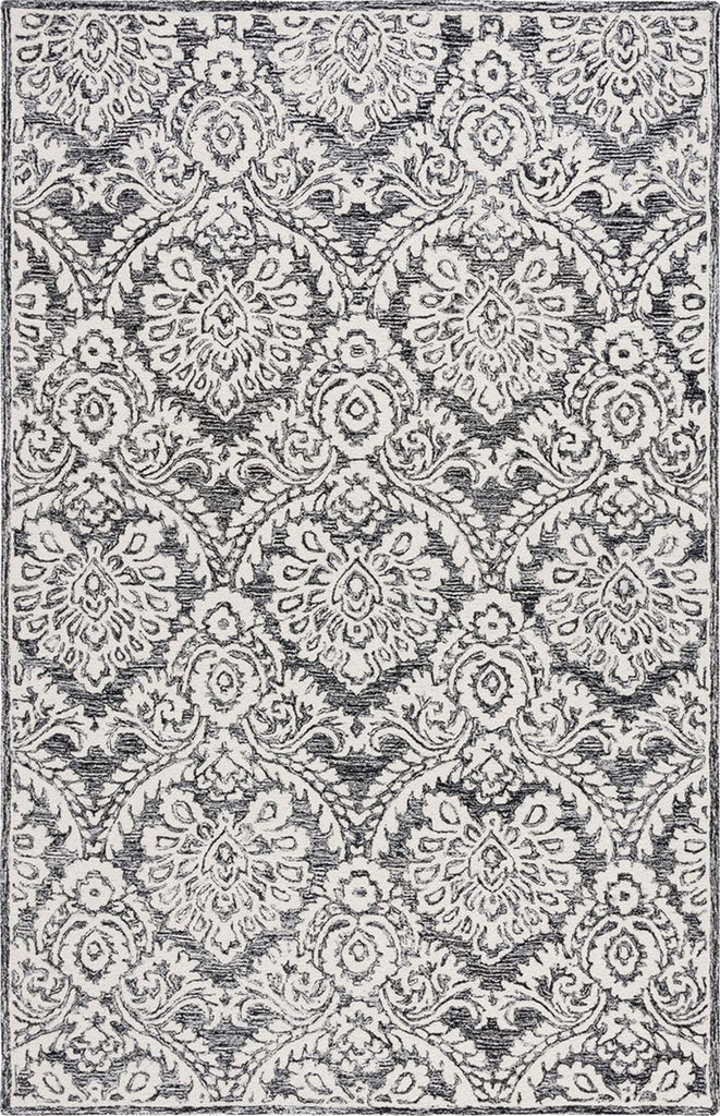 Safavieh Blossom BLM106Z Black / Ivory Area Rug main image
