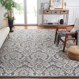 Safavieh Blossom BLM106Z Black / Ivory Area Rug Room Scene Feature