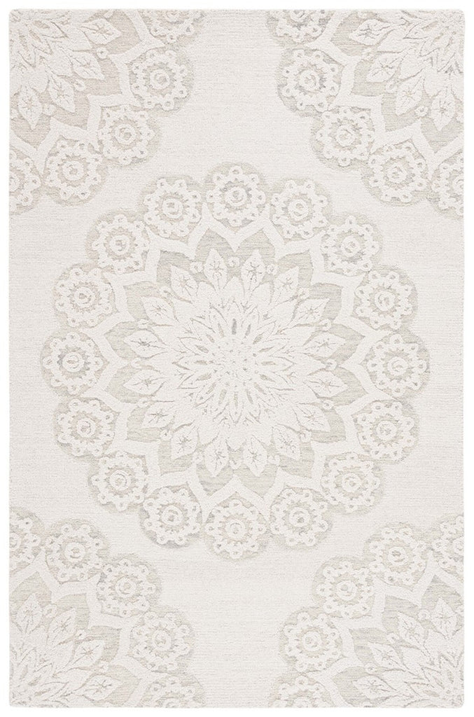 Safavieh Blossom BLM108F Ivory / Grey Area Rug main image