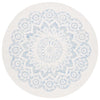 Safavieh Blossom BLM108M Ivory / Blue Area Rug Round