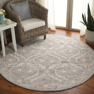 Safavieh Blossom BLM116F Grey / Ivory Area Rug Room Scene
