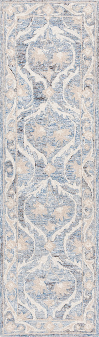 Safavieh Blossom BLM116M Blue / Ivory Area Rug Runner