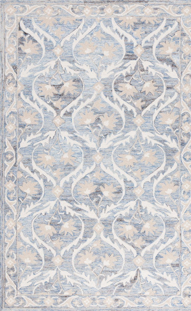 Safavieh Blossom BLM116M Blue / Ivory Area Rug main image