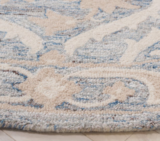 Safavieh Blossom BLM116M Blue / Ivory Area Rug Detail