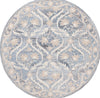 Safavieh Blossom BLM116M Blue / Ivory Area Rug Round