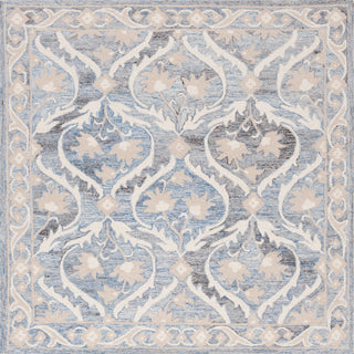 Safavieh Blossom BLM116M Blue / Ivory Area Rug Square