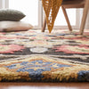 Safavieh Blossom BLM402H Charcoal / Multi Area Rug Detail