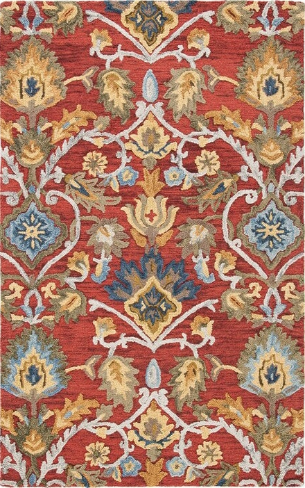 Safavieh Blossom BLM402Q Red / Multi Area Rug – Incredible Rugs and Decor
