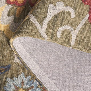 Safavieh Blossom BLM404Y Green / Red Area Rug Fold