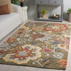 Safavieh Blossom BLM404Y Green / Red Area Rug Room Scene Feature