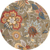 Safavieh Blossom BLM404Y Green / Red Area Rug Round