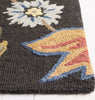 Safavieh Blossom BLM404Z Black / Yellow Area Rug Detail