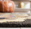 Safavieh Blossom BLM404Z Black / Yellow Area Rug Detail