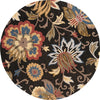 Safavieh Blossom BLM404Z Black / Yellow Area Rug main image