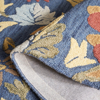 Safavieh Blossom BLM405N Navy / Red Area Rug Fold