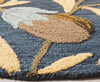 Safavieh Blossom BLM405N Navy / Red Area Rug Detail