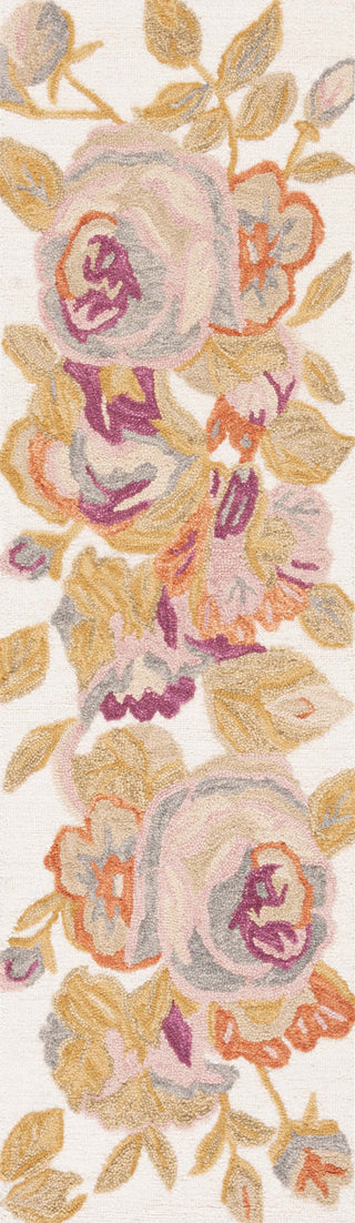 Safavieh Blossom BLM406A Ivory / Green Area Rug Runner