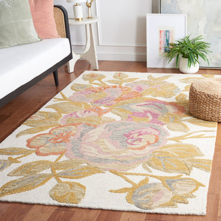 Safavieh Blossom BLM406A Ivory / Green Area Rug Room Scene