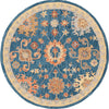 Safavieh Blossom BLM407N Navy / Brown Area Rug Round