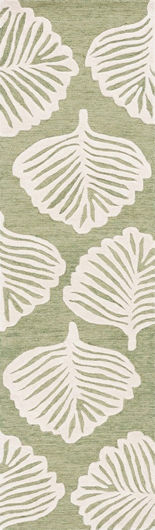 Safavieh Blossom BLM408Y Ivory / Green Area Rug Runner