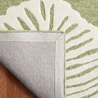 Safavieh Blossom BLM408Y Ivory / Green Area Rug Backing