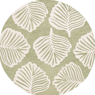 Safavieh Blossom BLM408Y Ivory / Green Area Rug Round