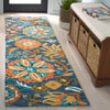 Safavieh Blossom BLM409M Blue / Ivory Area Rug Room Scene Feature