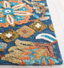 Safavieh Blossom BLM409M Blue / Ivory Area Rug Detail