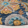 Safavieh Blossom BLM409M Blue / Ivory Area Rug Detail