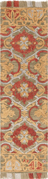 Safavieh Blossom BLM422B Green / Gold Area Rug Runner