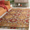 Safavieh Blossom BLM422B Green / Gold Area Rug Room Scene Feature